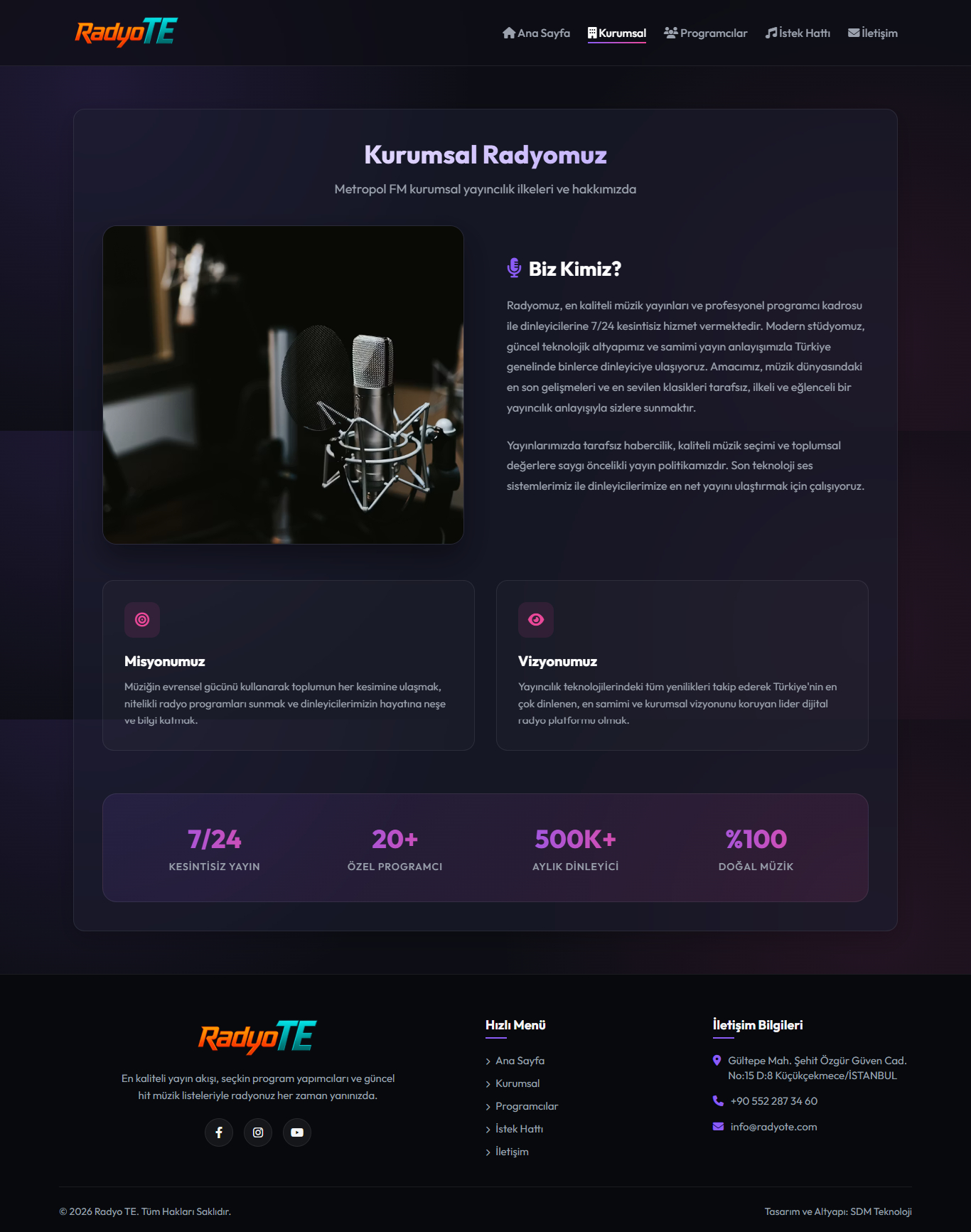 Radyo Web Sitesi Pro 18