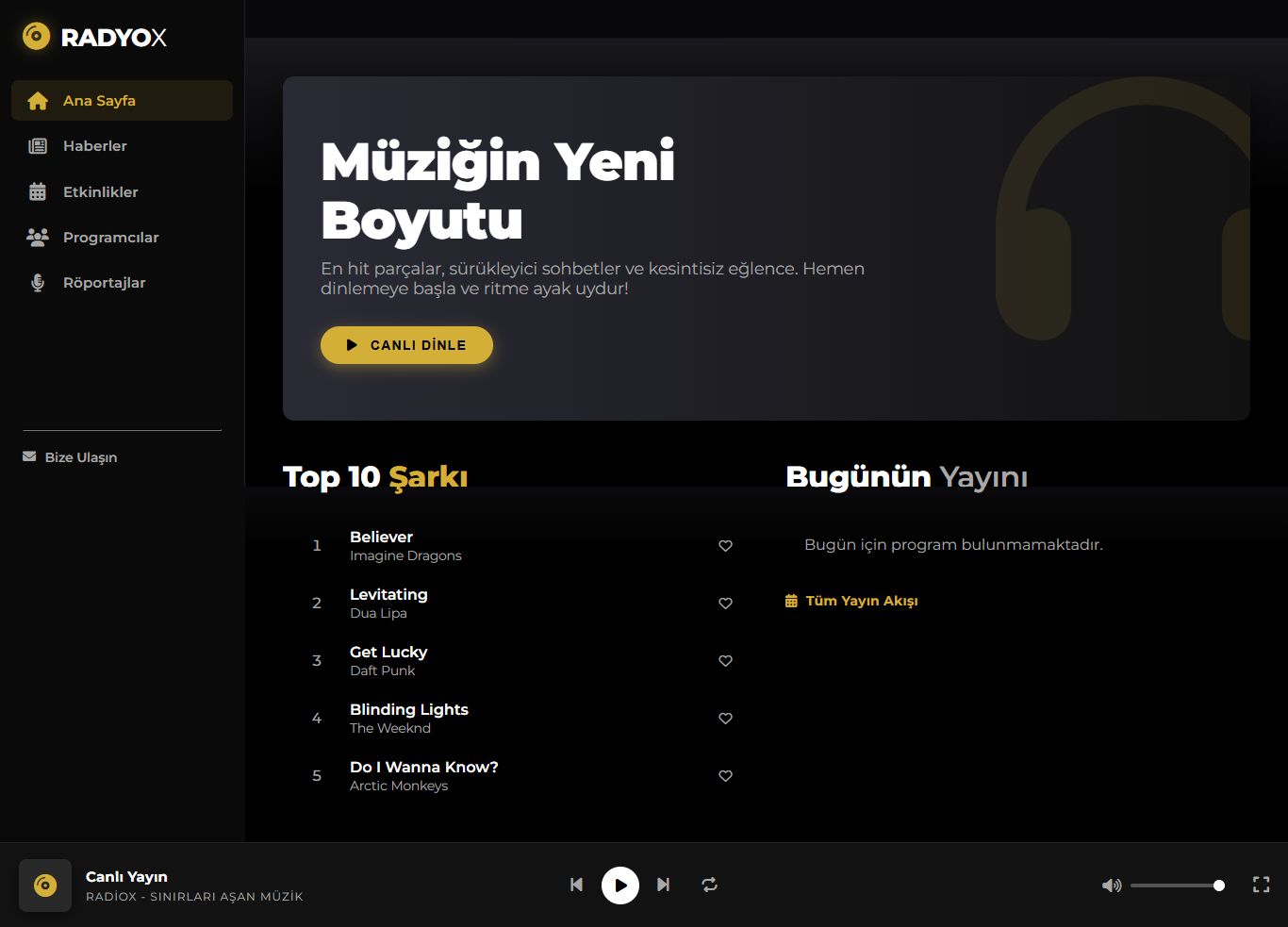 Radyo Web Sitesi Pro 4