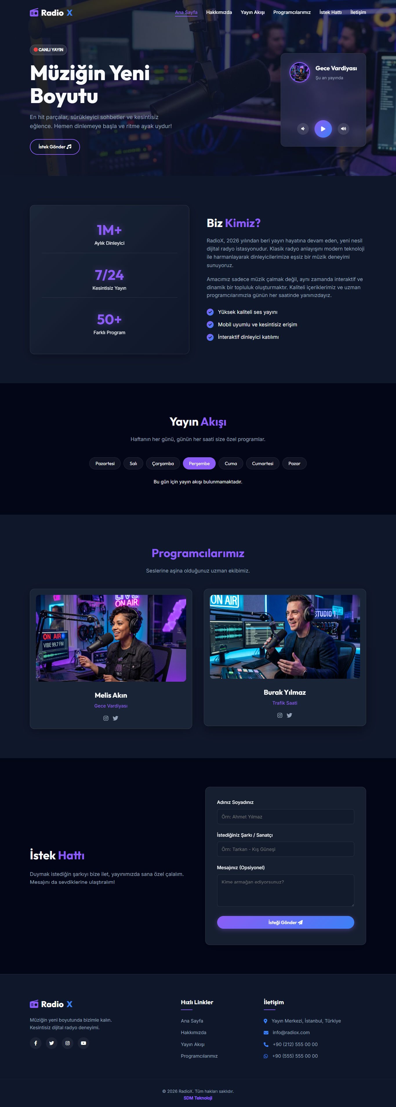 Radyo Web Sitesi Pro 11