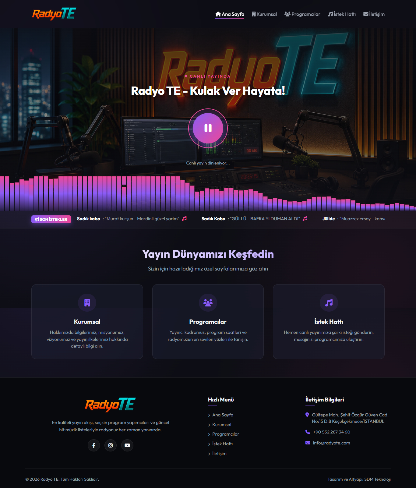 Radyo Web Sitesi Pro 18